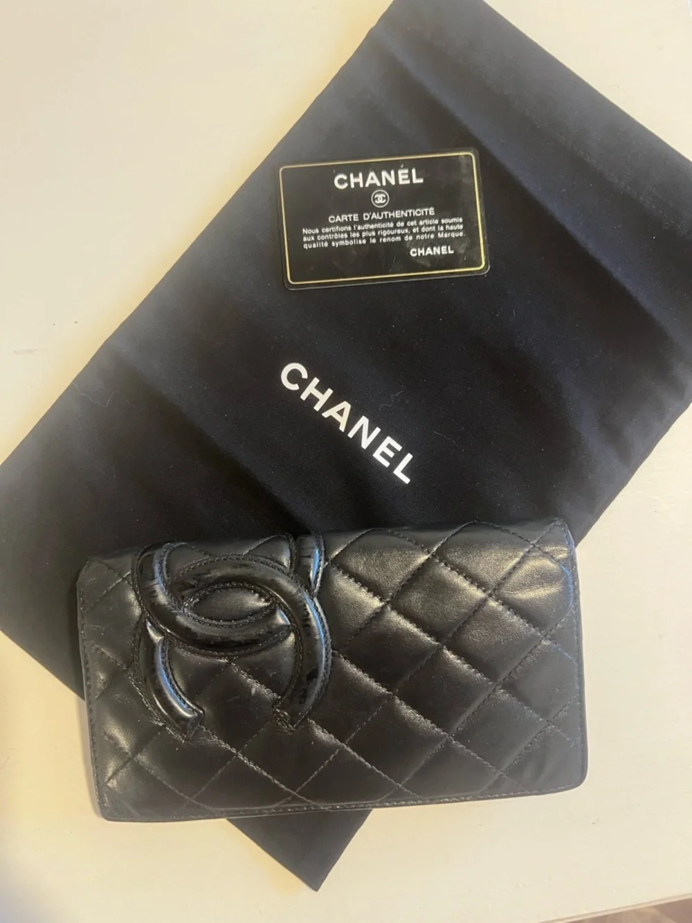 Chanel CAMBON Bifold wallet with Crossbody/Top Handle Chain